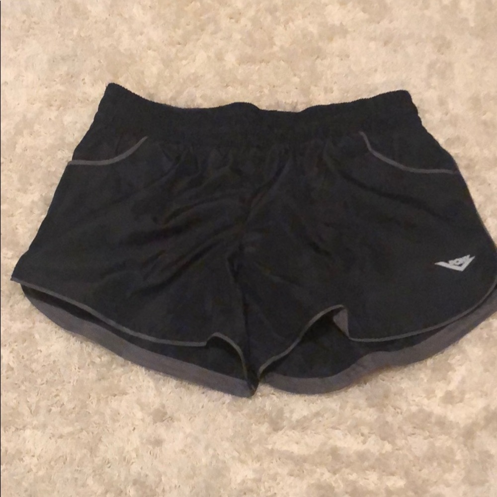 Pony black running shorts